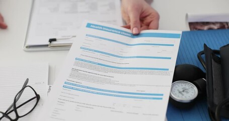 Fill out health insurance application form - Powered by Adobe