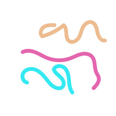 Colorful lines decor modern graphic