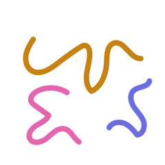 Colorful lines decor modern graphic