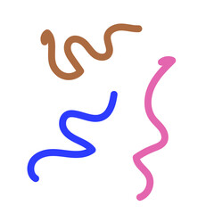 Colorful lines decor modern graphic