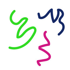 Colorful lines decor modern graphic