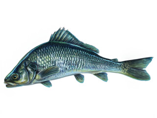 fish on a white background