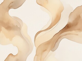 Abstract watercolor  beige color background