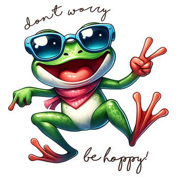 Funny Frog Quote Sublimation