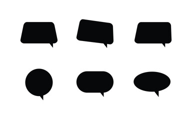 Set of speech bubble collection design