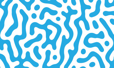 seamless pattern with blue waves