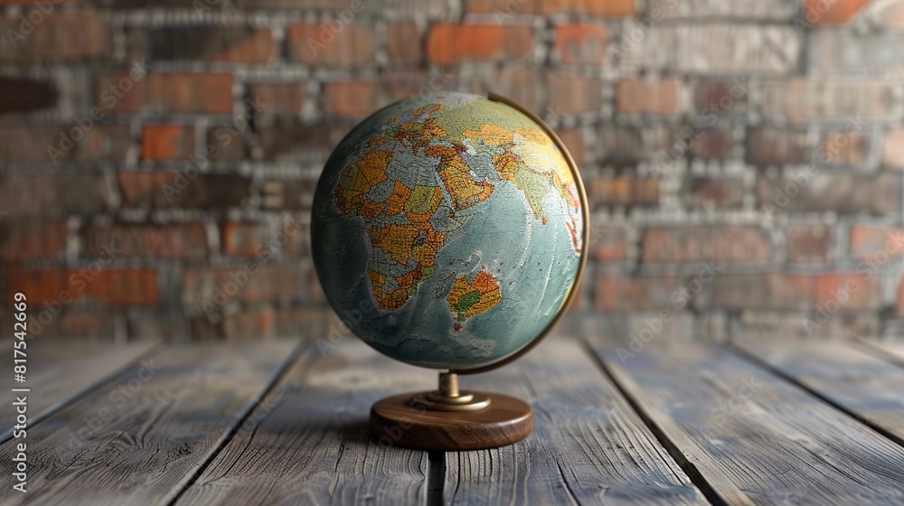 Canvas Prints advertisement - product photo showcasing a 3d globe technology