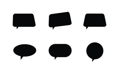 Pack of speech bubble illustration