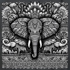 Fototapeta premium Wildlife Wonders Captivating Animal Motifs for Creative Projects