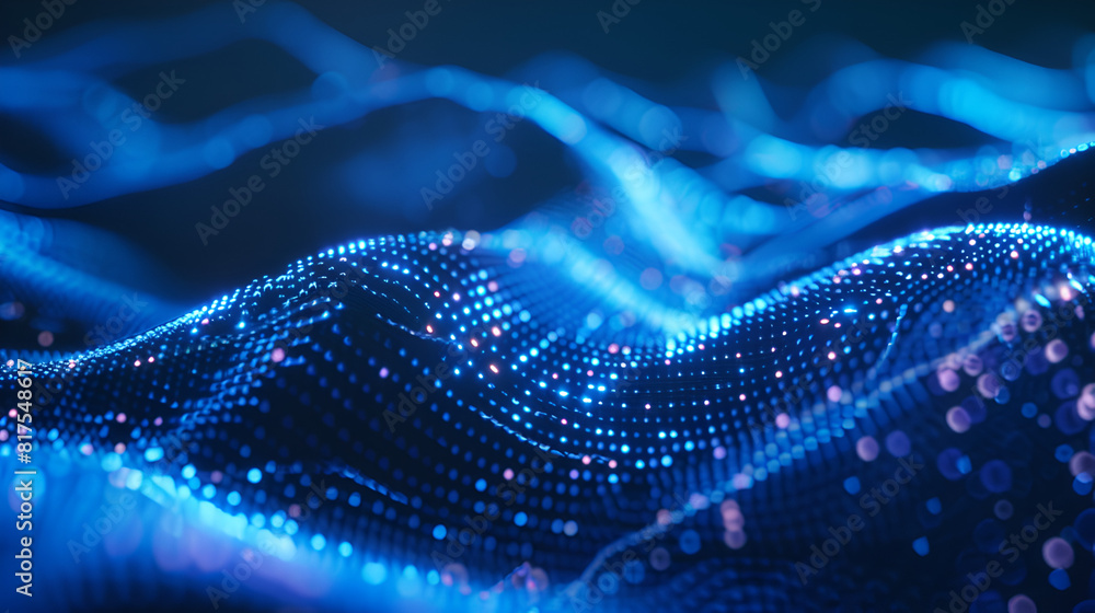 Poster wallpaper of technology for sending and exchanging information or flow of data transmission, global 