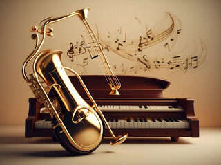 World Music Day is observed every year in June. it is the art of arranging sounds in time to produce a composition through the elements of melody, harmony, rhythm, and timbre design. 3D Rendering