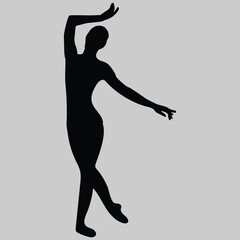 silhouette of a girl background, abstract, vector, business, woman, design, 