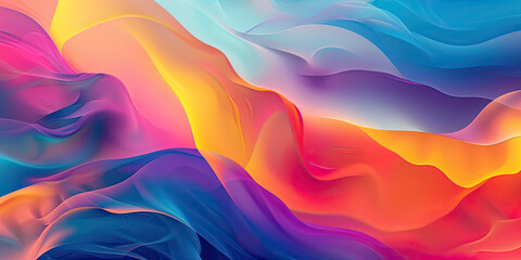 Digital art soft contrast abstract background, minimal lines patterns wavy backdrop edge line, generated ai