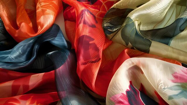 Soft to the touch and alluring to the eye these scarves evoke a sense of luxury and sophistication.