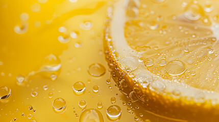 An orange slice floats in the air