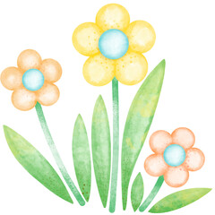 Spring Flowers Watercolor 2