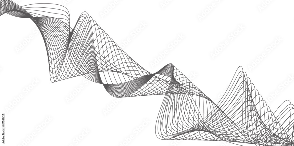 Poster abstract wave element for design. digital frequency track equalizer, abstract frequency sound wave l