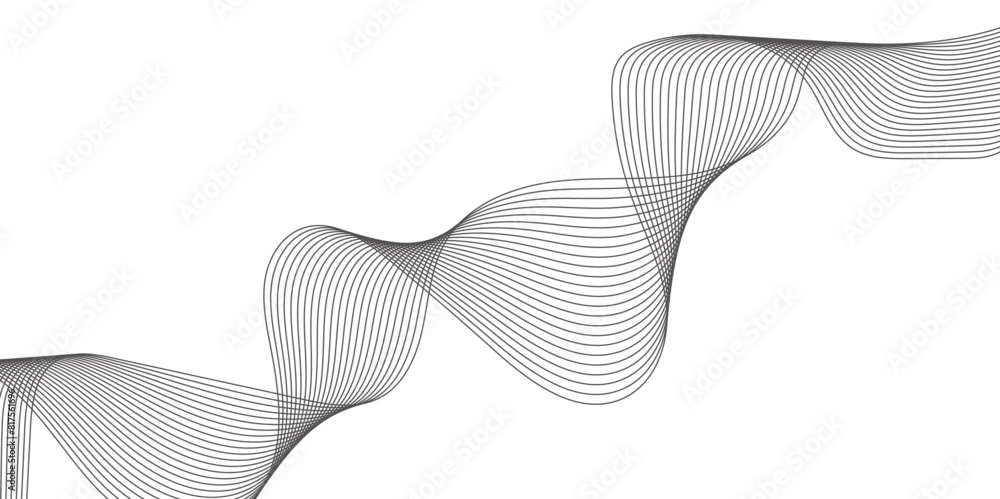 Poster abstract wave element for design. digital frequency track equalizer, abstract frequency sound wave l