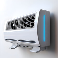 Air conditioner on a white background