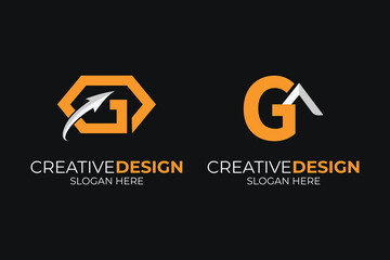 vector Letter g creative business company icon logo design