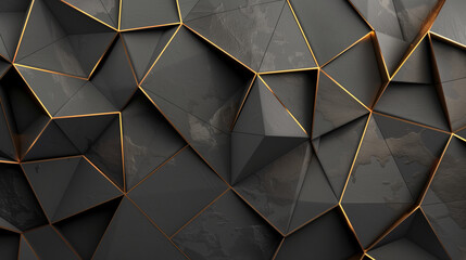 Black geometric abstract  graphic background