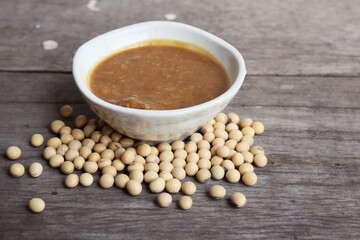 Salted soy beans paste miso