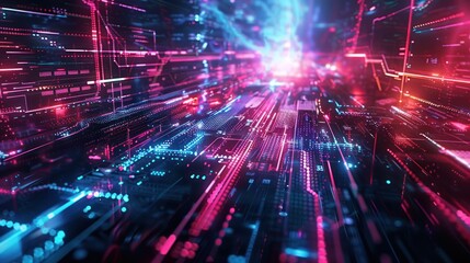 futuristic abstract graphic stocks research background, 