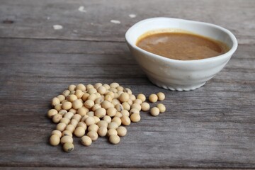 Salted soy beans paste miso