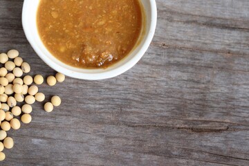 Salted soy beans paste miso