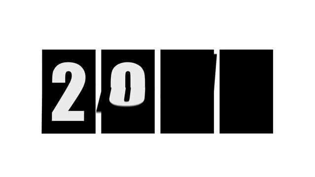 Flip the calendar going through the years to 2025