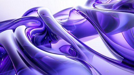 Create an ethereal scene of ankexpoxy purple swirls dancing gracefully in the void, rendered with an anaglyph filter.Ideak for adding text.

