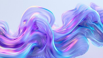 Create an ethereal scene of ankexpoxy purple swirls dancing gracefully in the void, rendered with an anaglyph filter.Ideak for adding text.

