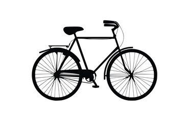 Flat Bicycle icon symbol vector Illustration.