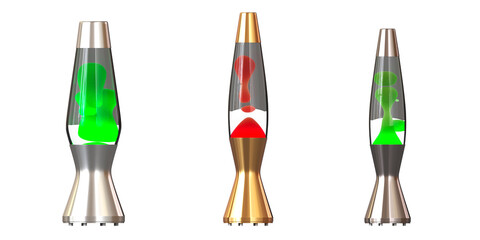 table lamp isolated on white background, room lamp, 3D illustration, cg render