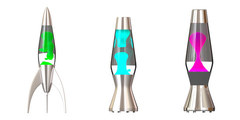table lamp isolated on transparent background, room lamp, 3D illustration, cg render