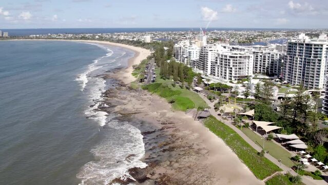 4K Drone Towards Mooloolaba, Sunshine Coast