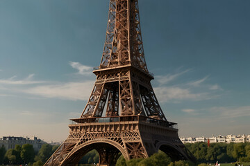 eiffel tower in a paris