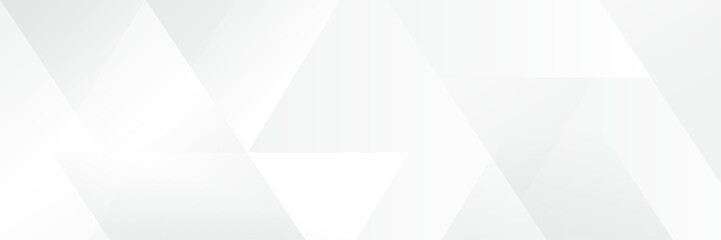 Abstract white Geometric banner design background.