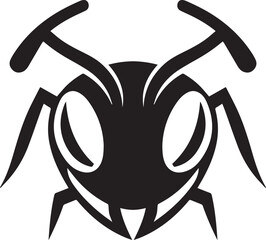 ant head logo symbol illustration