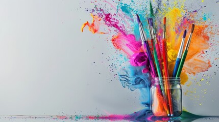 Obraz premium national creativity day, with copy space