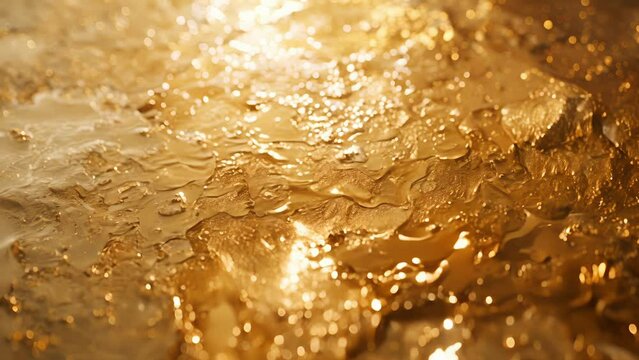 A gl decoupage kit with shimmering foil papers glossy adhesive and golden gilding for creating stunning home decor.