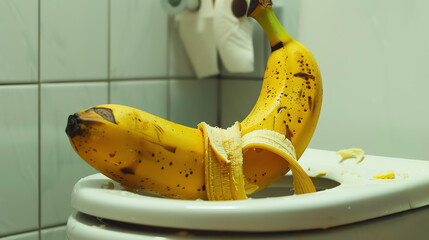 Banana in the Toilet
