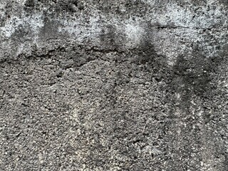 Old black brick wall rough background