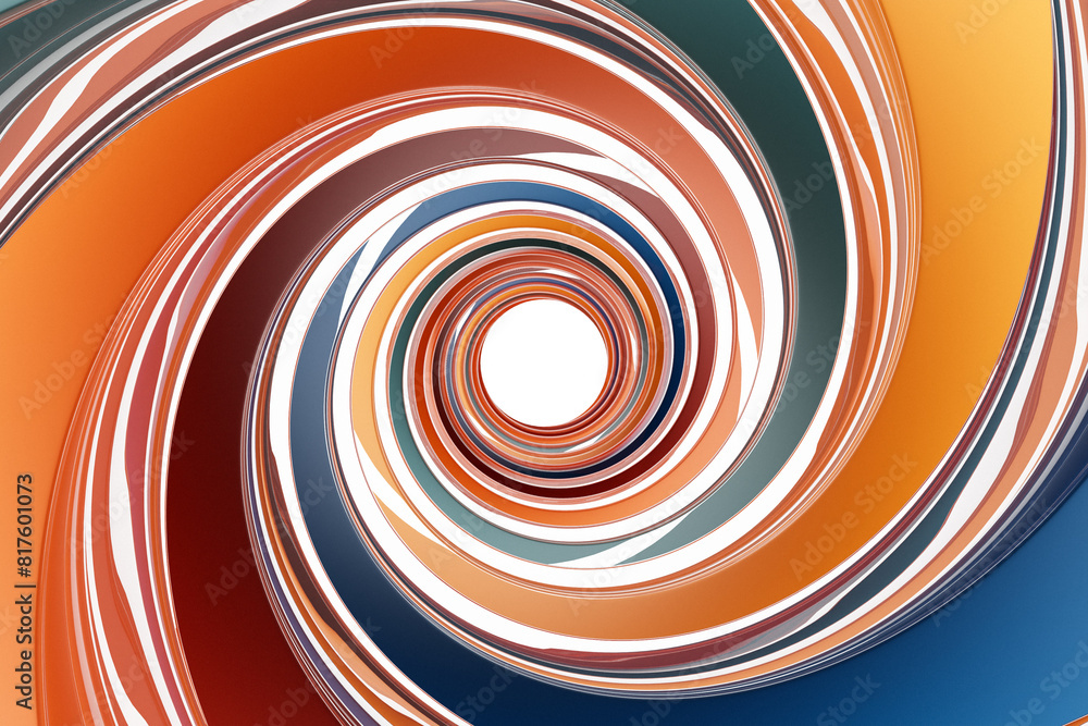 Poster 3d illustration of a abstract colorful background with scintillating circles and gloss. illustration