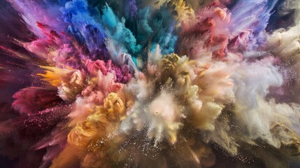 A colorful explosion, where art meets energy