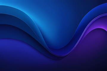 Obraz premium Blue background with elegant lines and waves.