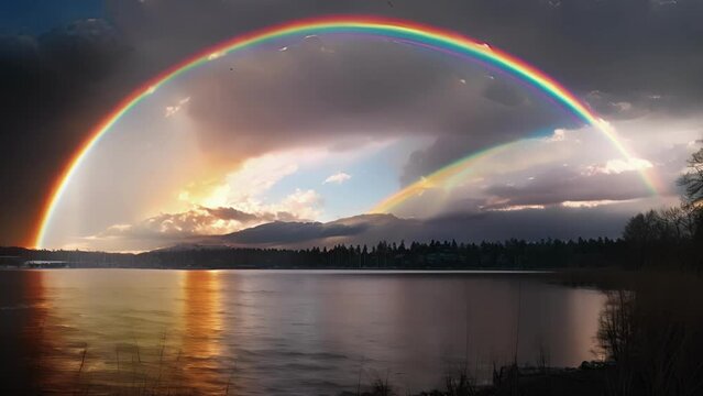 As if the heavens are on fire a remarkable fire rainbow captivates the eye and mesmerizes the soul.
