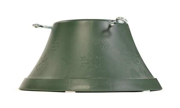 Simple christmas tree stand, isolated