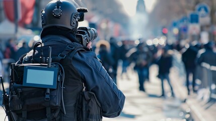 Special services protecting a public event