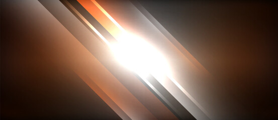 Neon glowing circle rays, light round lines in the dark, planet style neon wave lines. Energetic electric concept design for wallpaper, banner, background